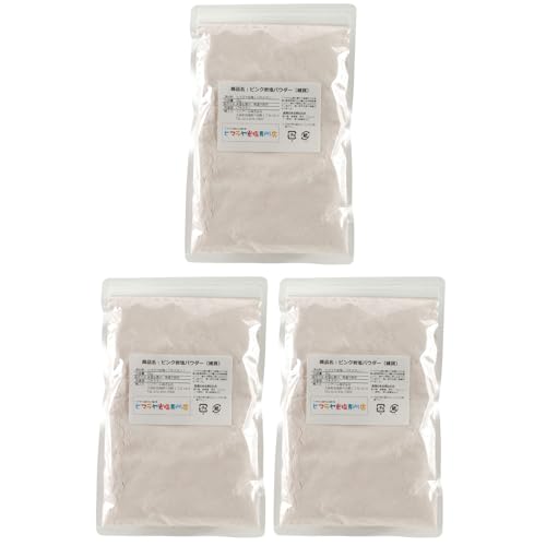 【ヒマラヤ岩塩専門店】 ピンク岩塩パウダー(雑貨) 1kg入り×3 ヒマラヤ 天然 原料 salt ロックソルト バスソルト 銭湯 盛り塩 浄化 天然石 アロマ 除草 マッサージ 産地 使い方 品質