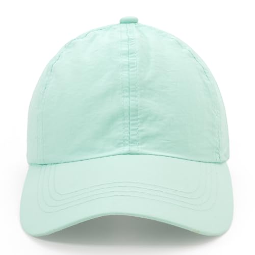 Girls Criss Cross Ponytail Hat Baseball Cap Adjustable High Messy Bun Trucker Ponycap Quick Dry Girls Hats for Kids Ages 7-123