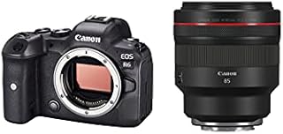 Canon EOS R6 Body Only - Full Frame Mirrorless Camera Built for Stills and Video (20fps silent continuous shooting, 4K up to 60p video and 8-stop Image Stabilisation)