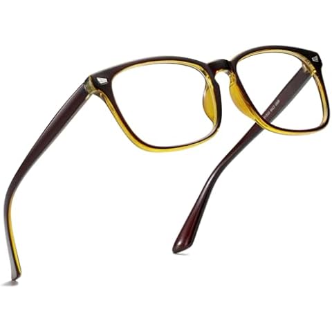 aisswzber Brown Blue Light Blocking Glasses Cover