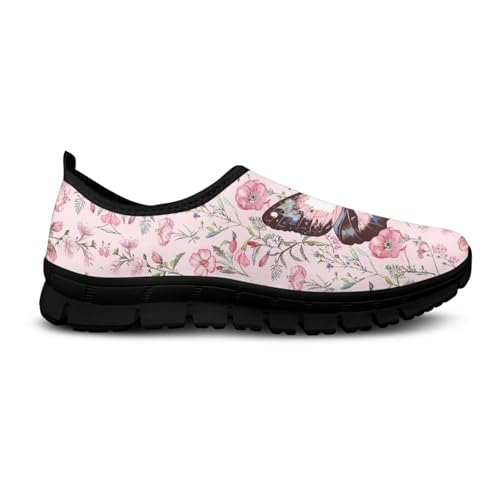 Image of Womens Slip On Walking Shoes Non Slip Loafer Breathable Holiday Travel Shoe Lightweight Casual Low Top Sneakers SizeUS 5.5-11.5