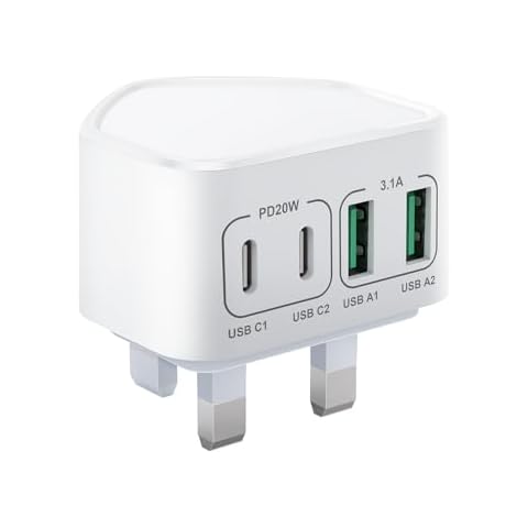 40W Saqykan USB C Fast Charger Plug Cover