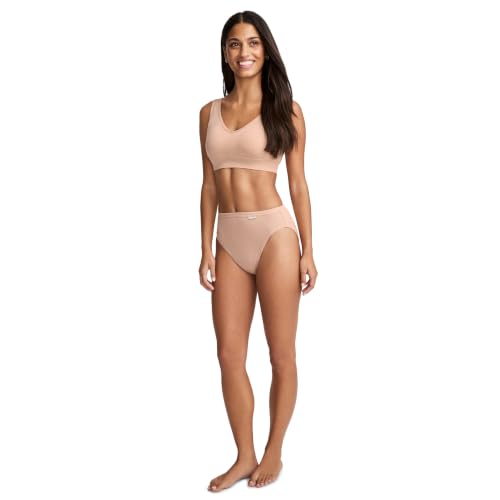 Image of Jockey Women's Underwear Plus Size 100% Cotton Elance French Cut - 3 Pack
