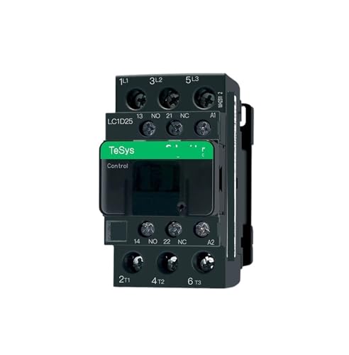 Contacteur triphasé 3 pôles LC1D25A à bobine 24V haute tolérance 60Hz