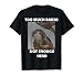 Too Much Radio Not Enough Head Cat Funny Meme T-Shirt for Men Women Kids