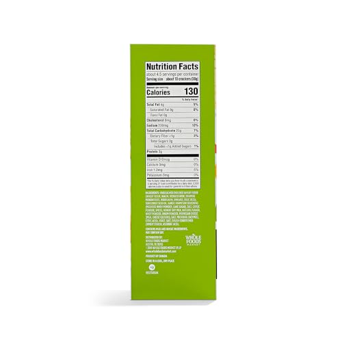 Image of 365 by Whole Foods Market, Cracker Pita Parmesan & Garlic, 5 Ounce