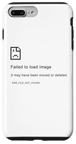 Failed to Load Image ? Programmer Funny PC Error Graphic �X�}�z�P�[�X iPhone 7 Plus/8 Plus �p