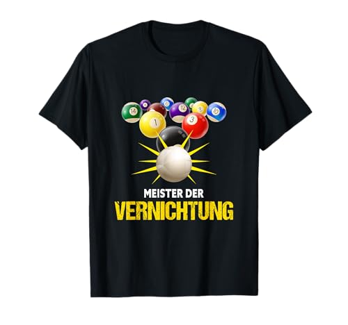 Billard Snooker Billardspieler T-Shirt