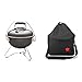 Weber Smokey Joe Premium Barbecue a Carbone, Maniglia per il trasporto, & Oslash; 37 cm, Smoke Grey (1126704) & 7121 Borsa da trasporto per Smokey Joe barbecue, Nero