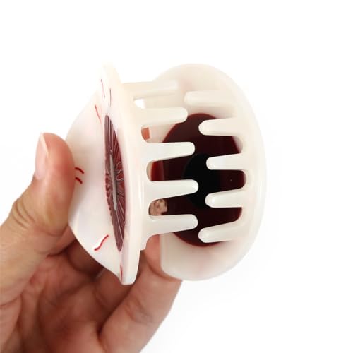 1 Piece Personalized Acetate Novelty Department of Ophthalmology Eye Hair Claw Clip