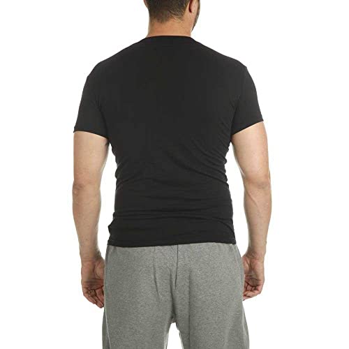 Emporio Armani CC717 111512 T shirt Uni Manches courtes Homme NeroGrigio Large Taille fabricant: lot de 2 - vue 2