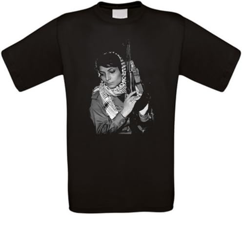 Leila Khaled - Camiseta Negro L