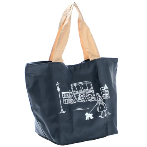 [ブルーミング] Kitamura (キタムラ) エコバッグ/マイバッグ 街並み （パッケージ入り）ネイビー 000487-0001-03のサムネイル