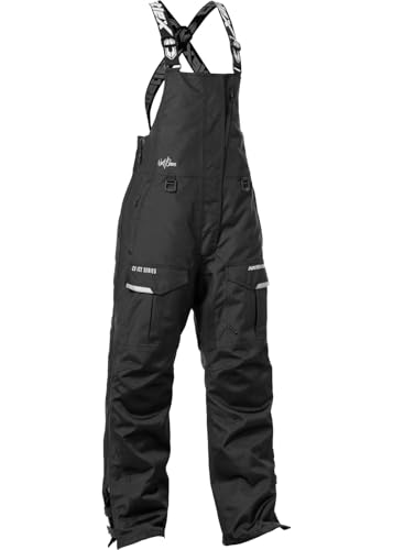 Castle X Womens' West Shore Ice Fishing Insulated Bib, Black, 2X-Large