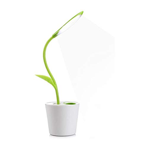 Preisvergleich Produktbild S2Y Schreibtischlampe, LED Tischleuchte USB aufladbare Level 3 Dimmer mit Berührungsschalter Leselampe, Bleistifthalter Dekoration