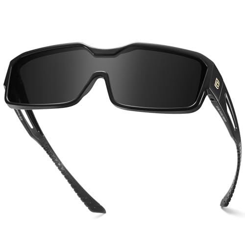 Image of DUCO Sports Polarized Fit Over Sunglasses for Men Women Wrap Around Wear Over Glasses for Cycling Fishing