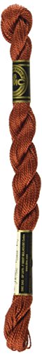 Hilo de algodón perla DMC rojo cobre tamaño 5 miniatura 1