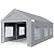 Quictent 10x20 ft Carport with Roll-up Ventilated Windows, Anti-Snow Car Port Heavy Duty Car Canopy RV Carport Canopy Portable Garage Shelter Boat Shelter with 4 Reinforced Steel Cables-Grey