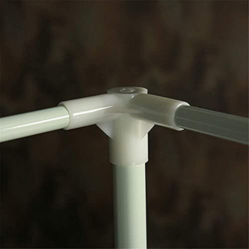 Cortina para poste de 4 esquinas y soporte para mosquitera de metal estable 7