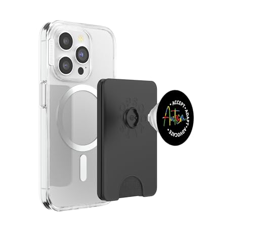 PopSockets PopWallet para MagSafe Autismo soluciona el espacio de tarjetas sin cartera 3