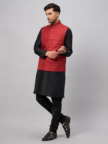 Image of VM Men's Jacket, Kurta and Pyjama Set
