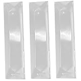 3 Stück Kronleuchter-Ersatzkristalle, 7, 6 cm, Einloch-Kronleuchterkristalle, dreieckige und transparente Prismen für Deckenlampen, Prismen