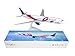 Flight Miniatures Delta (07-Cur) BCRF 767-400 1:200 Scale - Plastic Snap-Fit Model Airplane - Collectible Replica of Delta Airlines Model Boeing Aircraft - Part #ABO-76740H-009