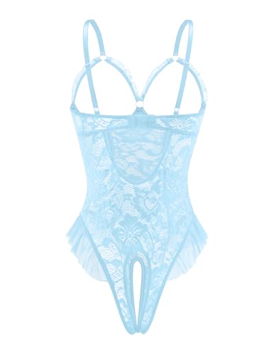 Image of Avidlove Women One Piece Lingerie Sexy Lace Babydoll Mini Bodysuit