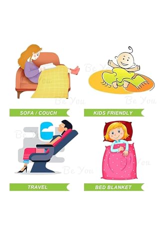 Image of Anjali Overseas 200 GSM 400 TC Kids Glace Cotton Reversible Cartoon Printed Double Bed King Size Comforter with Matching Bedsheet 90 * 100 with 2 Pillow Covers Set of 4 Pieces. Multi H