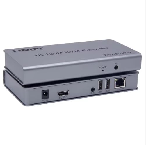 ACTON Extendeur KVM HDMI 4K 120M par RJ45 Ethernet Cat5e Cat6 convertisseur de câble TX RX Support USB souris clavier