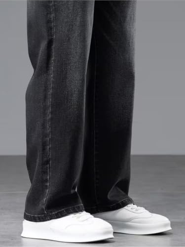 ClubJVX Straight Fit Black Jeans for Men - Image 6