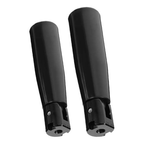 SHERCHPRY 2pcs Black Foldable Machine Tool Handles M4 M6 Nylon Revolving Rotatable Cone Grip Crank Handles for Industrial Equipment and Camper Accessories