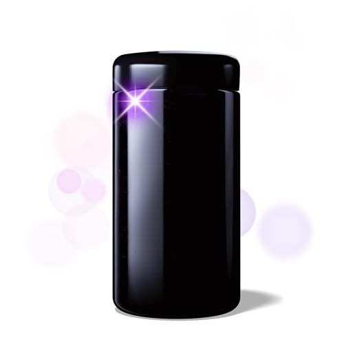 ANCEVIA Tarro de Cristal con Tapa 1000 ml – Bote Hermético de Vidrio Violeta Miron para Cocina – Conservación Premium para Café en Grano, Harina, Arroz y Hierbas – Protección UV y Frescura