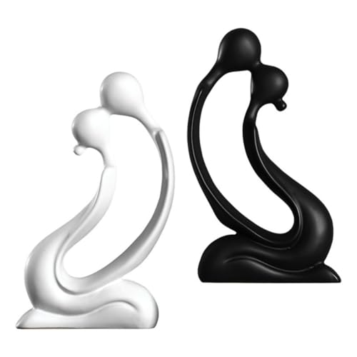 Décoration de nouvelle maison moderne avec la figurine d'amoureux en céramique Gatuida