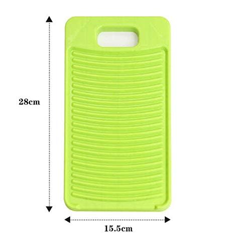 Image of Washing board mini washboards plastic wash board for baby cloth small Items cloth diapeers used in bathroom sink small basin lightweight travelling small size (Green)