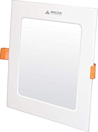 DELTA LUMINARIES 3 Watt Led Side Lit Alum Panel Light Square Shape Cool White 6500K