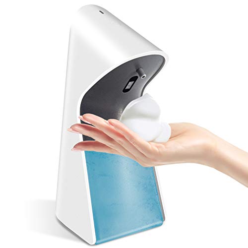 Perfiware Automatic Soap Dispenser, Upgraded Adjustable Automatic Foaming Soap Dispenser with Infrared Motion Sensor, IP6 Waterproof Touchless Battery Operated Soap Dispenser for Bathroom 11.2oz/330ml