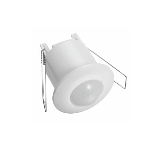 Sensor infrarrojo empotrable 360º, Alcance 6 Metros, Ideal para