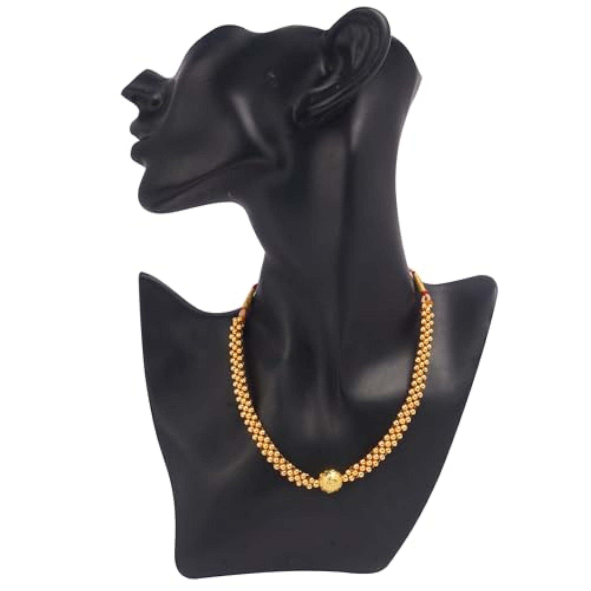 Traditional Maharashtrian Kolhapuri Thushi Mangalsutra Pendant Necklace Set