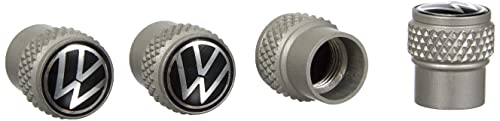 Volkswagen Ventilkappen mit VW-Logo, 4 Stück