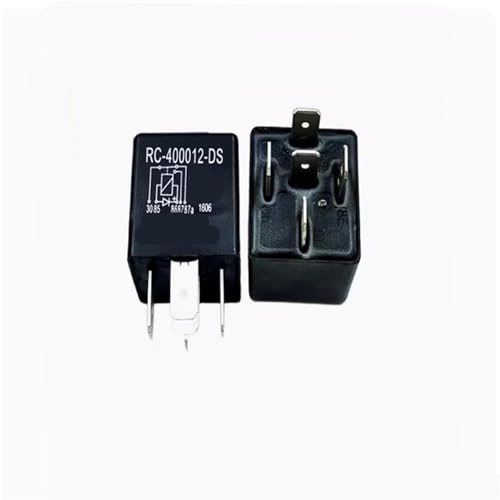 Relais 12 V CC 5 broches RC-400012-DS pour circuits électroniques (Lot de 5 pièces)