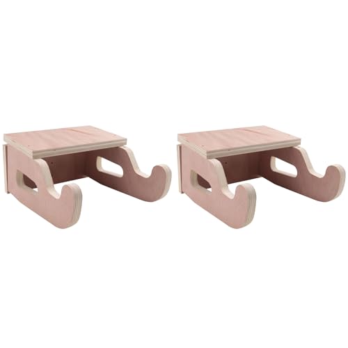Estante Pared para Bicicleta Colgadores de Madera Interiores Soporte 1