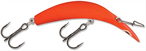 Luhr Jensen K13X Kwikfish X-Treme (Rattle) Fluorescent Red Fire,3-13/16