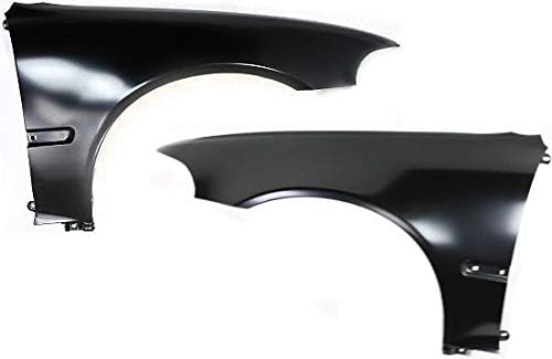 Garage-Pro Juego de guardabarros compatible con Honda Civic 1992-1995 Sedan imprimado delantero, lado del conductor y del pasajero