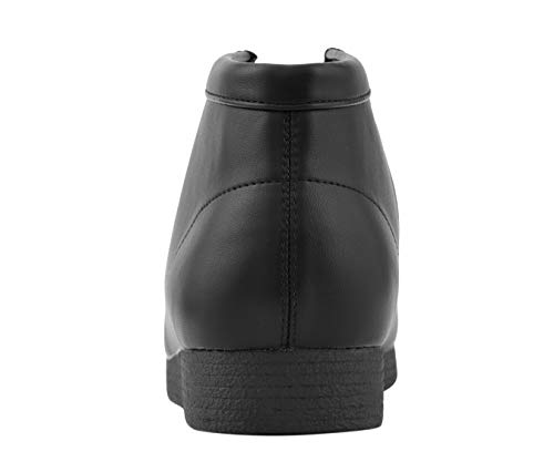 Image of Amali Casual Chukka Boots for Men, High-Top, Lace Up Suede Men's Shoes, Desert Boots with Crepe Rubber Sole