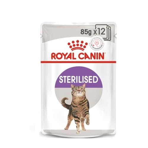 Image of Royal Canin Sterilized Wet Cat Food, Pack of 24 Pieces, Supports Weight Management & Urinary System, Known to be Instinctively Preferred