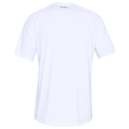 Under Armour Men's Tech 2.0 Short-Sleeve T-Shirt , White (100)/Overcast Gray, 4X-Large4