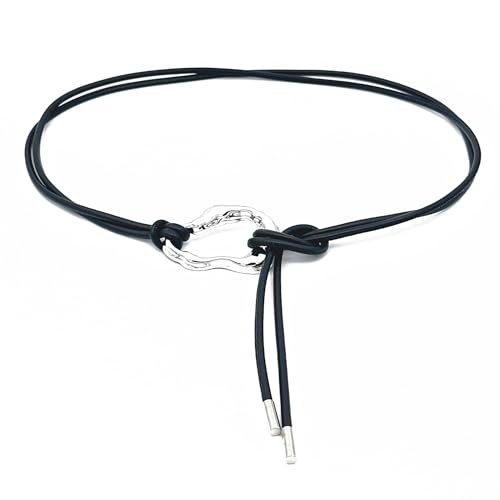 Women Waist Chain Leather Belt Chain Body Belly Adjustable Skinny Leather Bbelt Waist Belt PU Leather for Jeans Dress