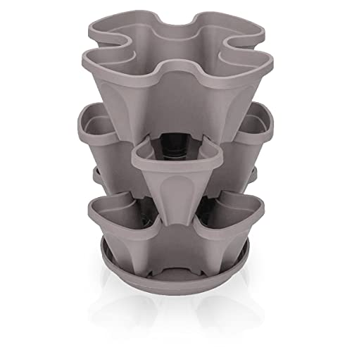 minify Blumentopf Säulentopf stapelbar im 3er oder 6er Set inklusive...