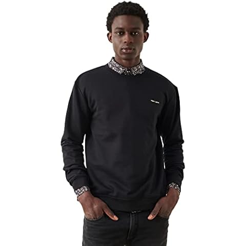 Teddy Smith Men's S-NARK RC Sweatshirt, Black, L Cover
